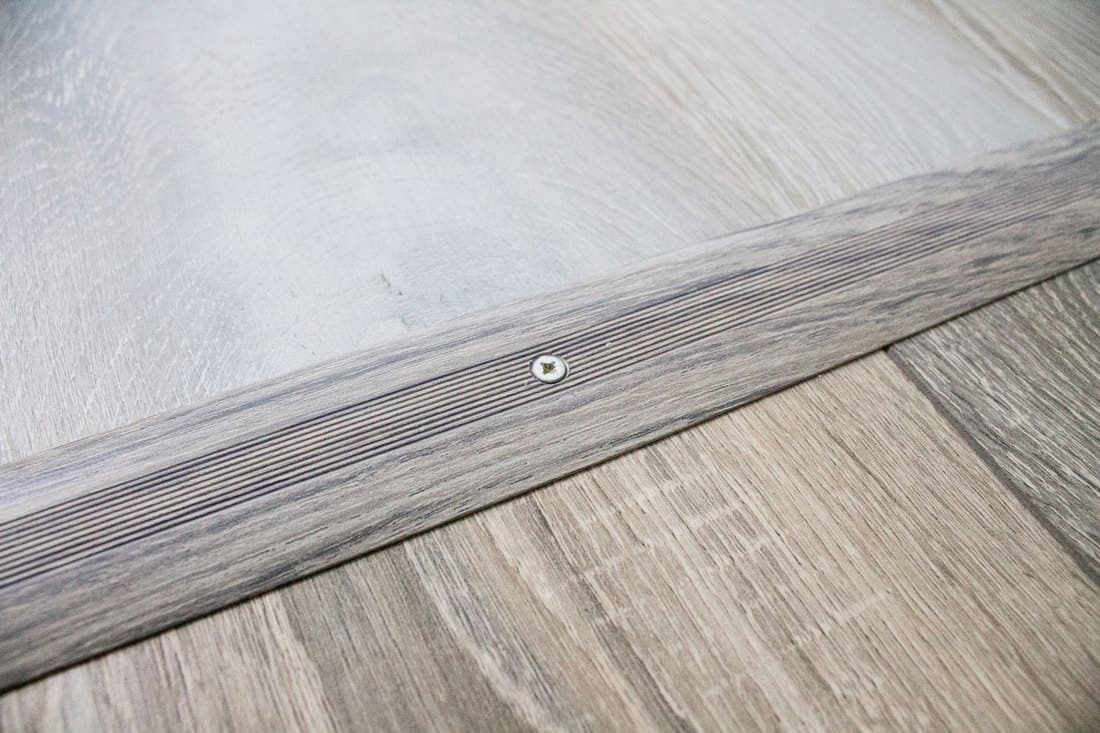 How To Install Vinyl Transition Strips How To Install Transition Strip On Vinyl Plank Flooring