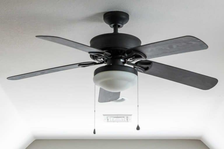 A new construction house with a dark wood ceiling fan, 5 Ceiling Fan Alternatives You Should Know