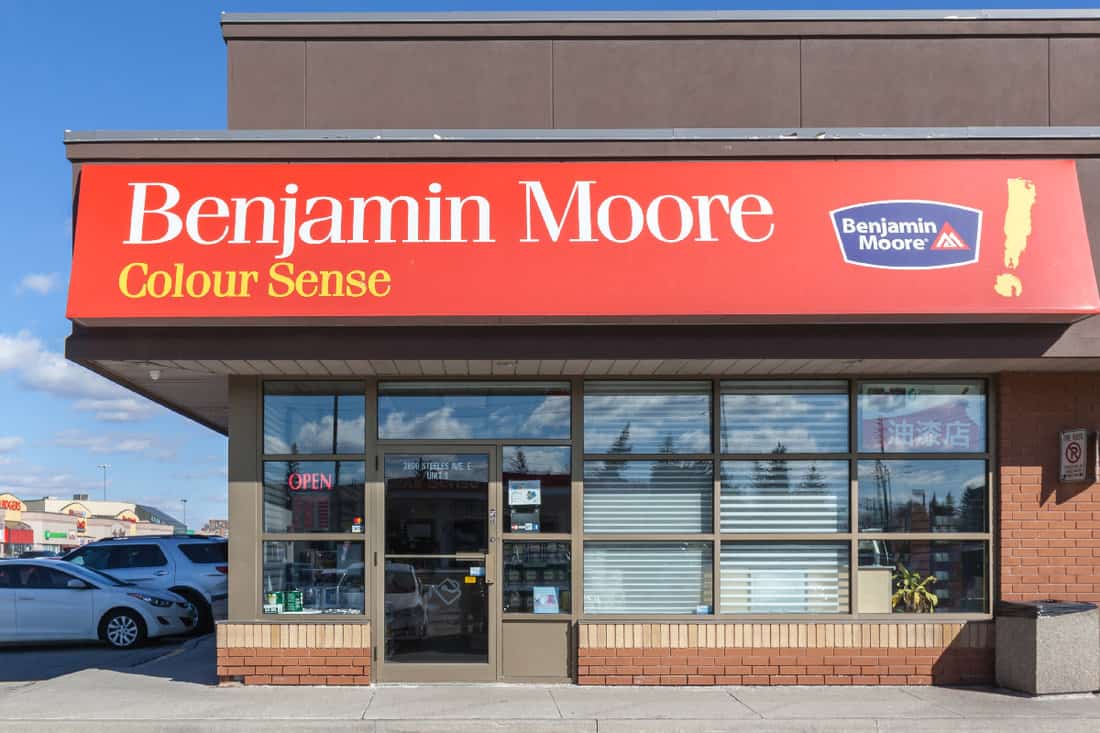 Benjamin Moore storefront in Toronto