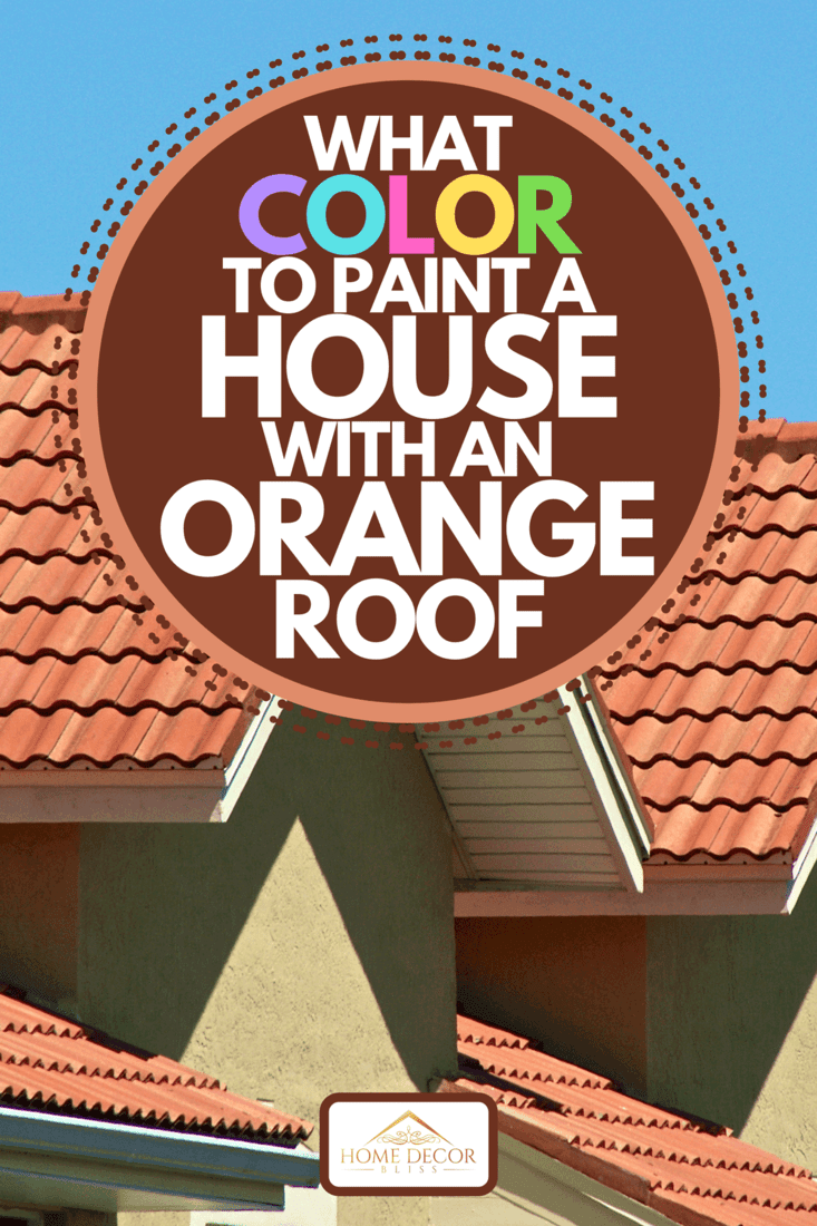 An orange rooftops of joined townhouses, What Color To Paint A House With An Orange Roof
