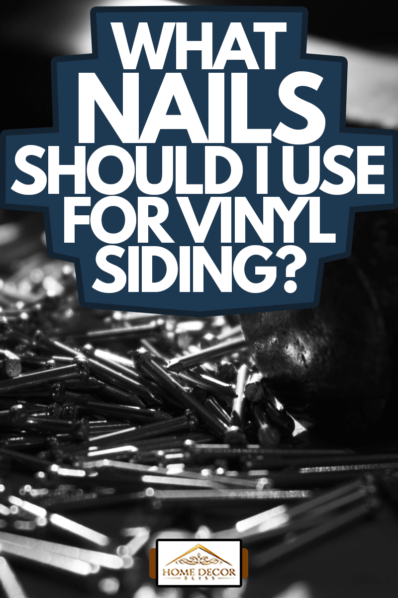 How many pounds of nails per square of vinyl siding