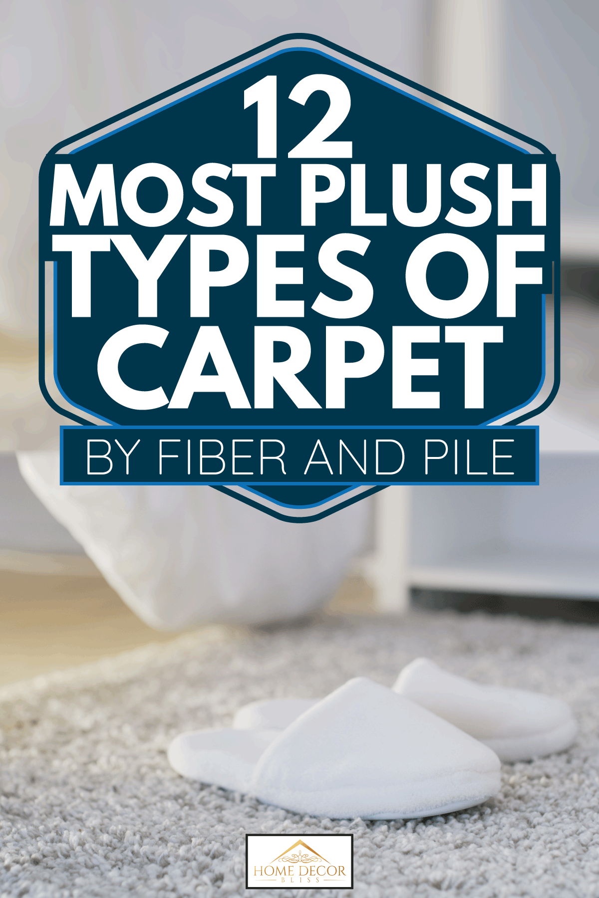 white fluffy morning slippers on a rug. 12 Most Plush Types of Carpet [By Fiber And Pile]