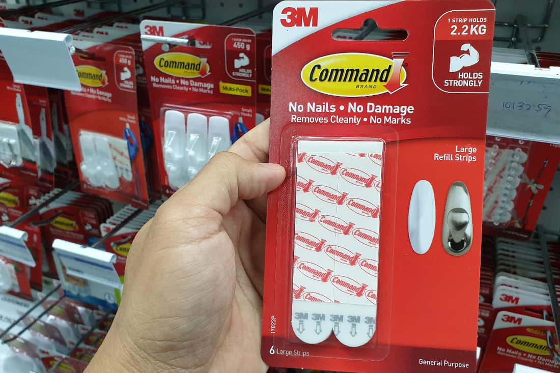 Command brand adhesive strips sold on the store