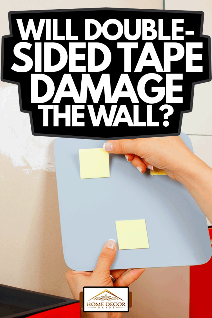 Will Double Sided Tape Damage The Wall Home Decor Bliss - Wall Safe Tape Double Sided