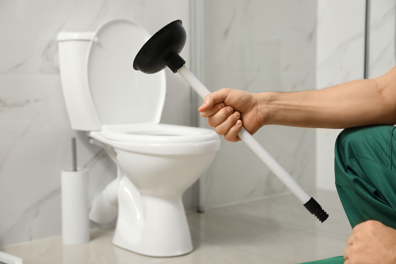 Bathroom accessory recommendation where to place plunger