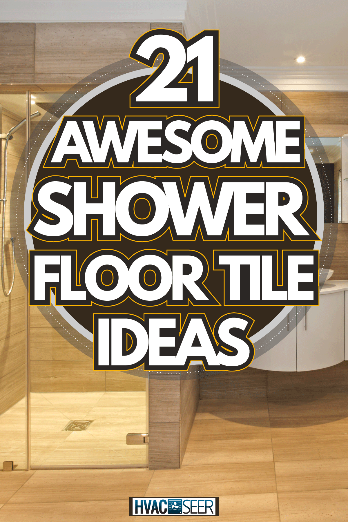 beautiful bathroom suite in a luxury new home with a large shower unit, 21 Awesome Shower Floor Tile Ideas