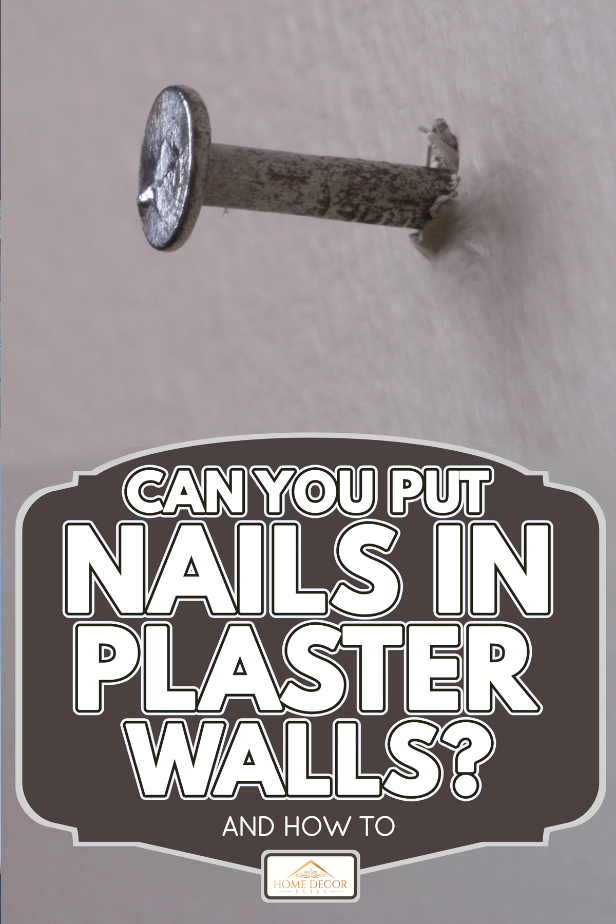 Nail in the wall, Can You Put Nails In Plaster Walls? [And How To]