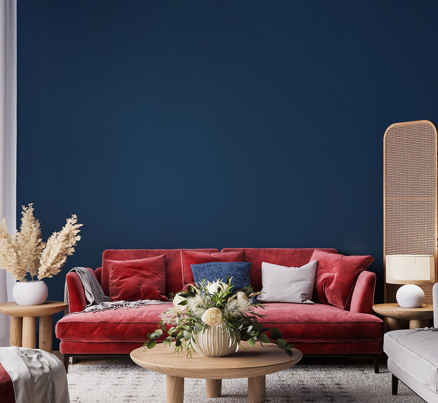 4 Awesome Red Sofa Color Schemes - Home Decor Bliss