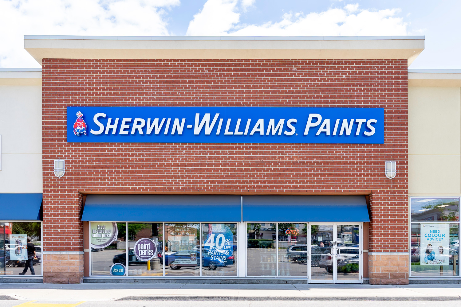 Sherwin-Williams Paint Store storefront in Toronto.