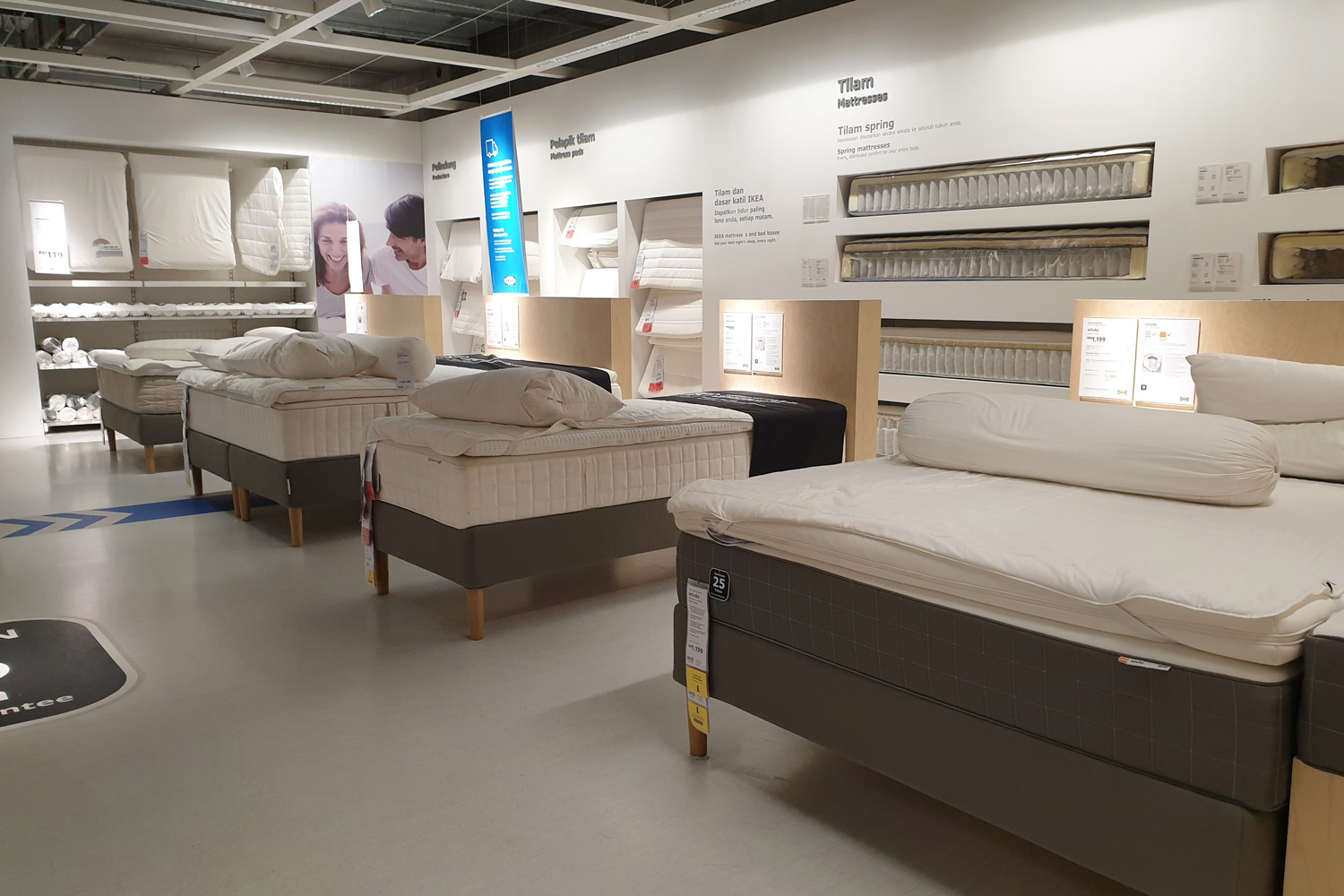 View of modern interior home design in IKEA Store