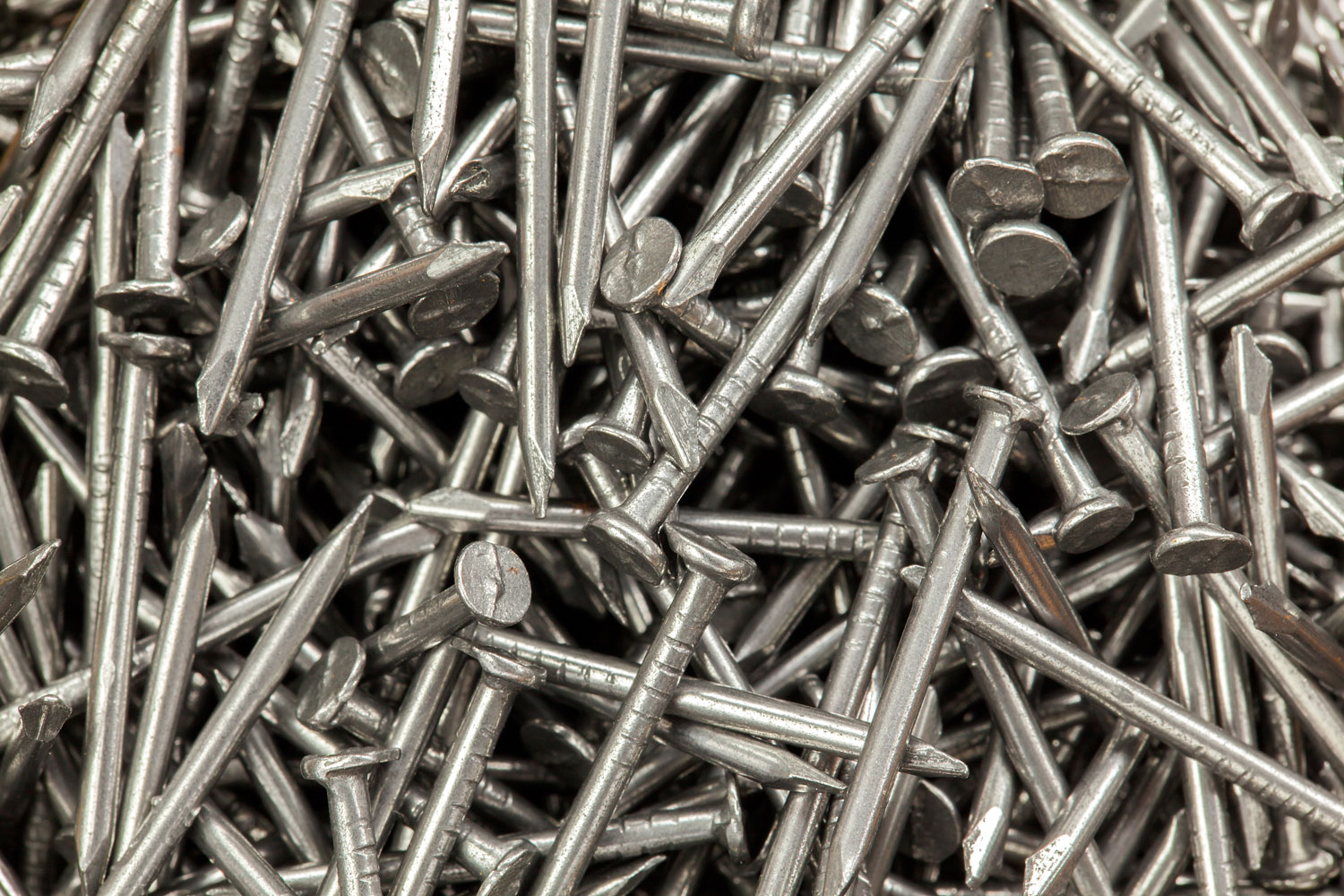A stockpile of nails