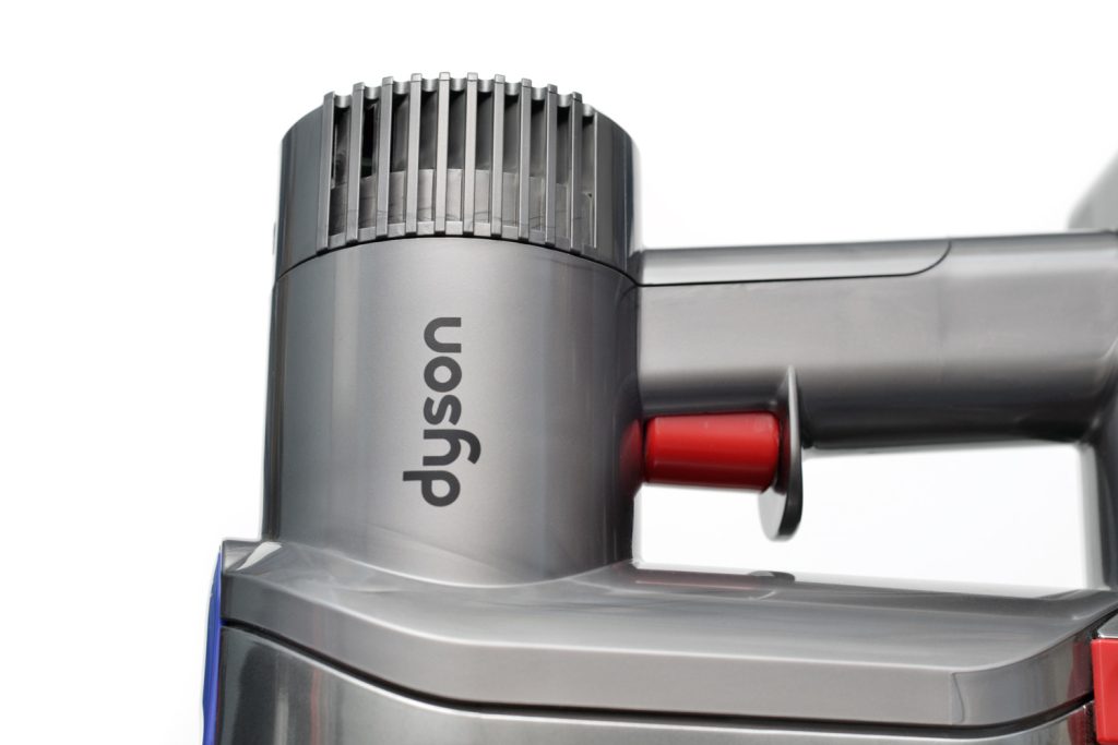 Dyson Vacuum, Dyson vacuum handle close-up