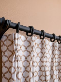 Curtains, Drapes, Rods, and Interior Decor, Should Curtain Rods Match Door Knobs?