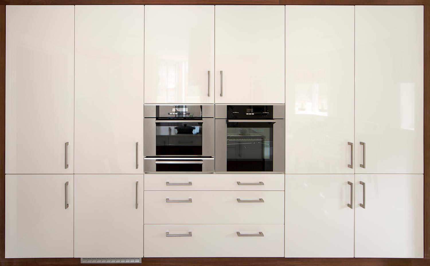 Domestic ovens and cupboards