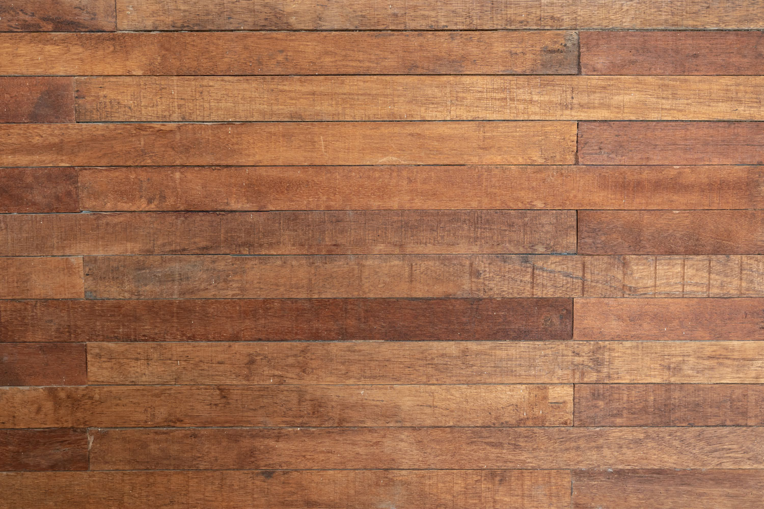 Hardwood patterned flooring in a living room