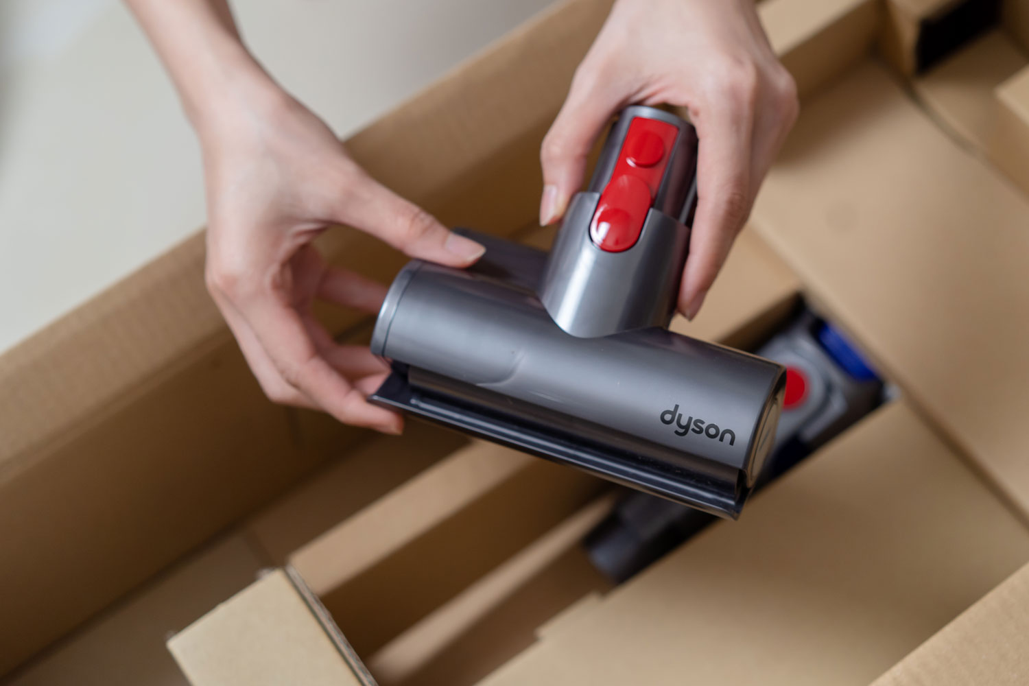 Unboxing a new Dyson Vacuum cleaner