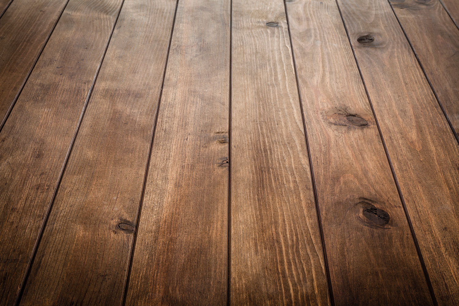 Wooden hardwood flooring photographed up close