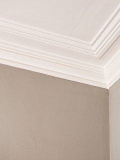 white trim mounted on wall, How Much Paint Do I Need For Trim?