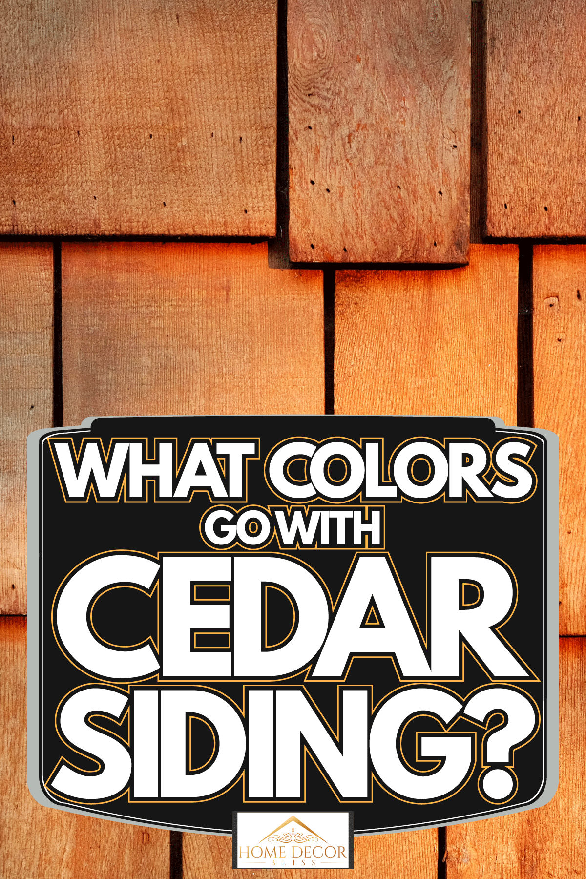 Abstract wooden texture of red cedar shingles, shake wood siding row roof panel, What Colors Goes With Cedar Siding?