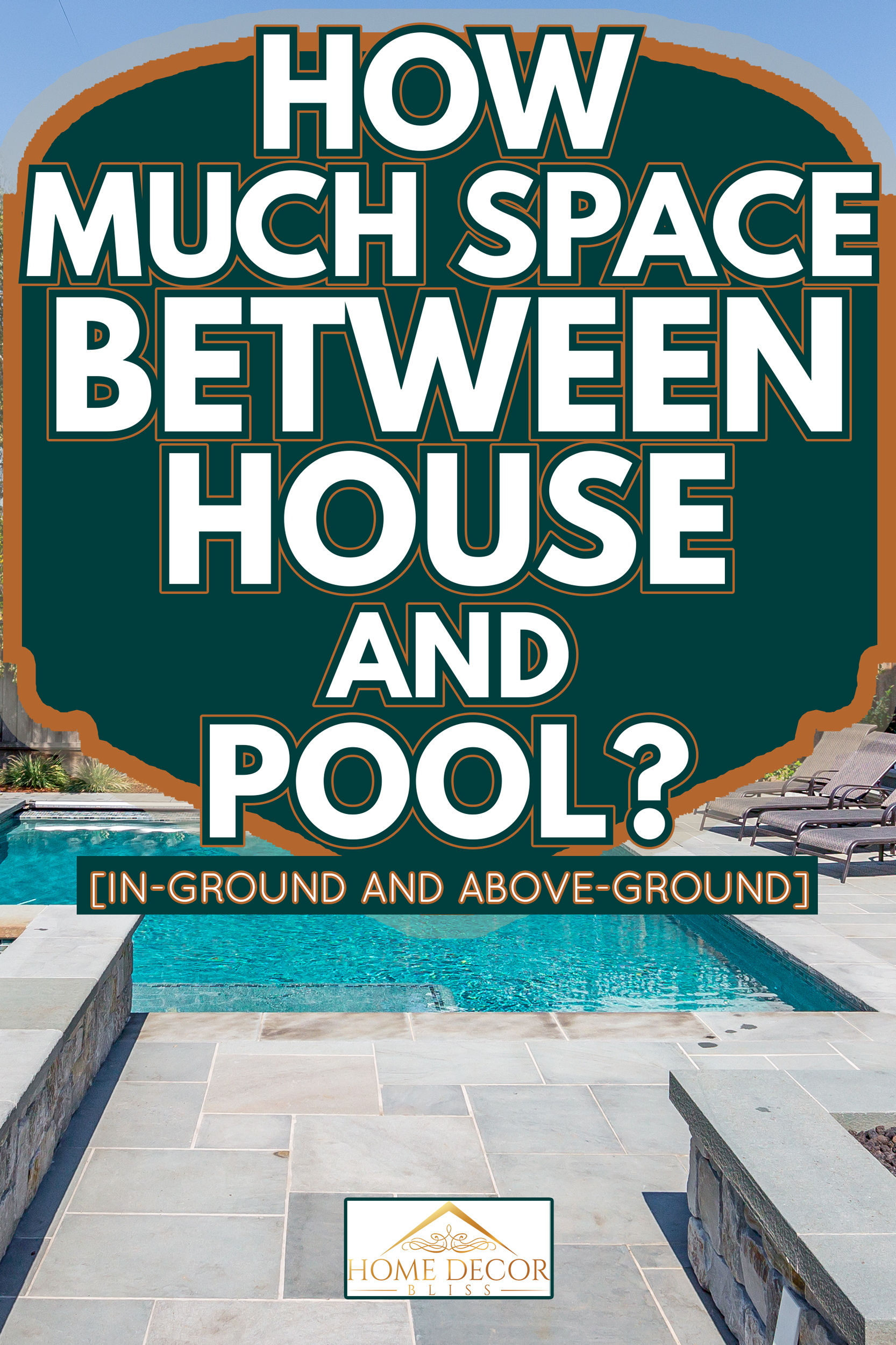 Custom Home Build, Menlo Park, California, Pool, Patio, Grass, Back Yard, Hot tub - How Much Space Between House And Pool [In-Ground And Above-Ground]
