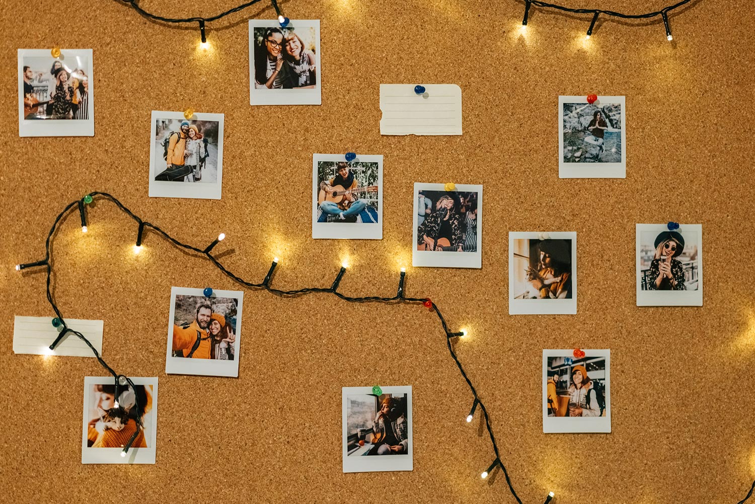 Collection of instant photo memories