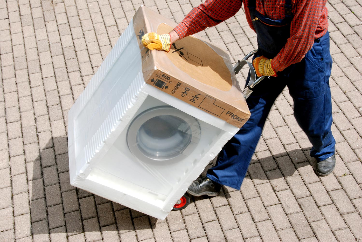 Delivery of new washing machine