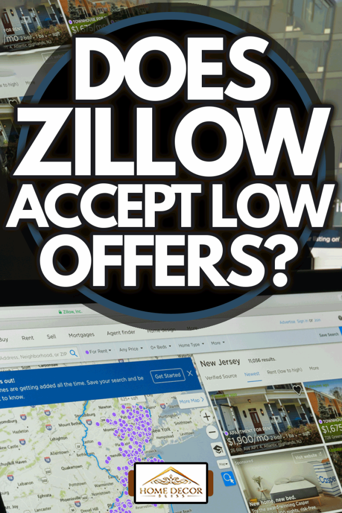 Zillow website homepage, Does Zillow Accept Low Offers?