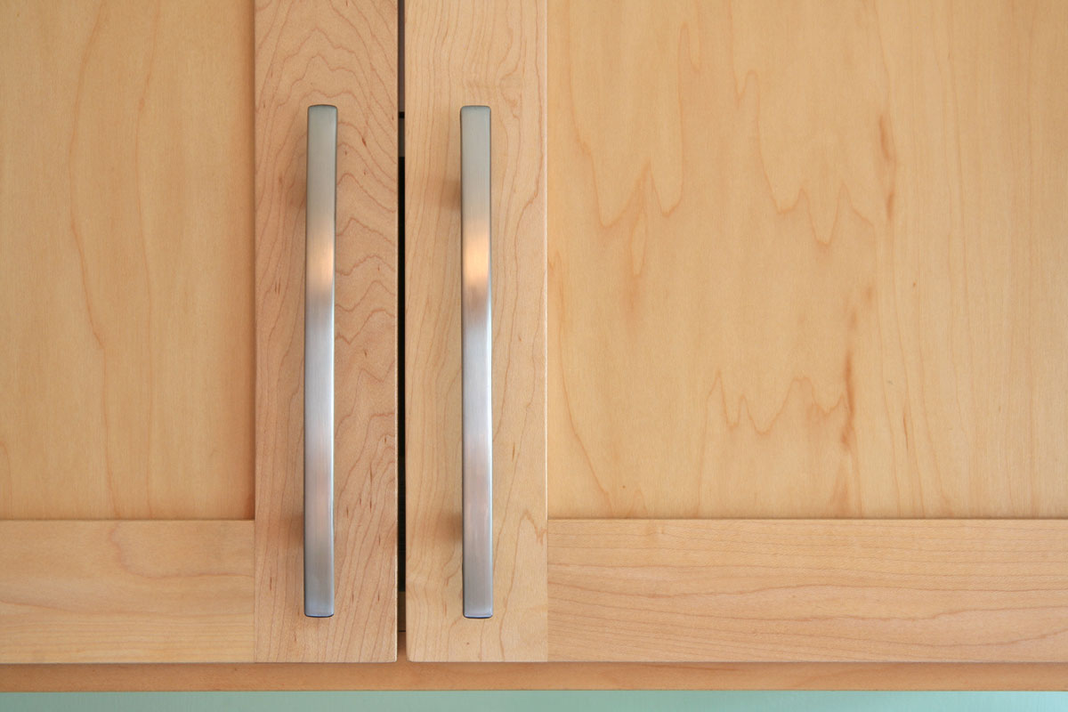 Stainless steel cabinet handles