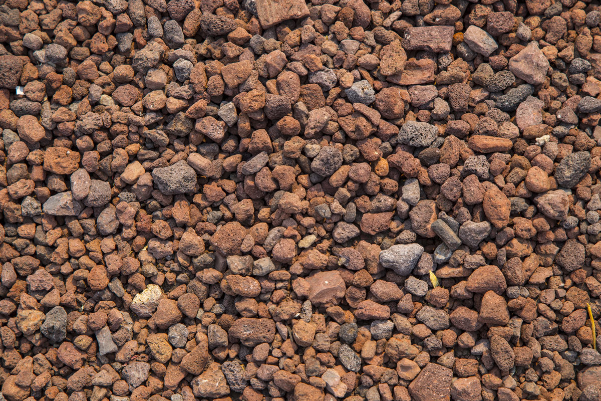 Up close photo of lava rocks