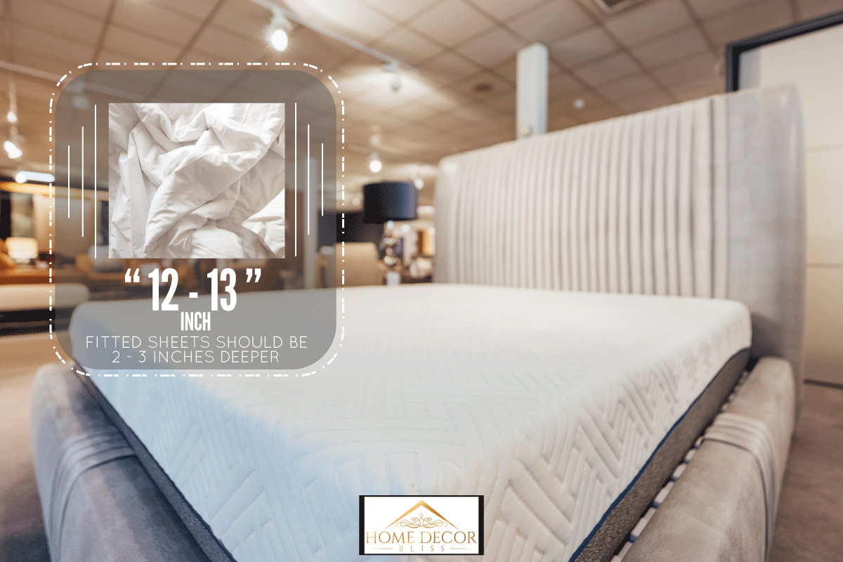 A Soft new mattress in showroom on sale for customers, What Size Fitted Sheet For 10 Inch Mattress?