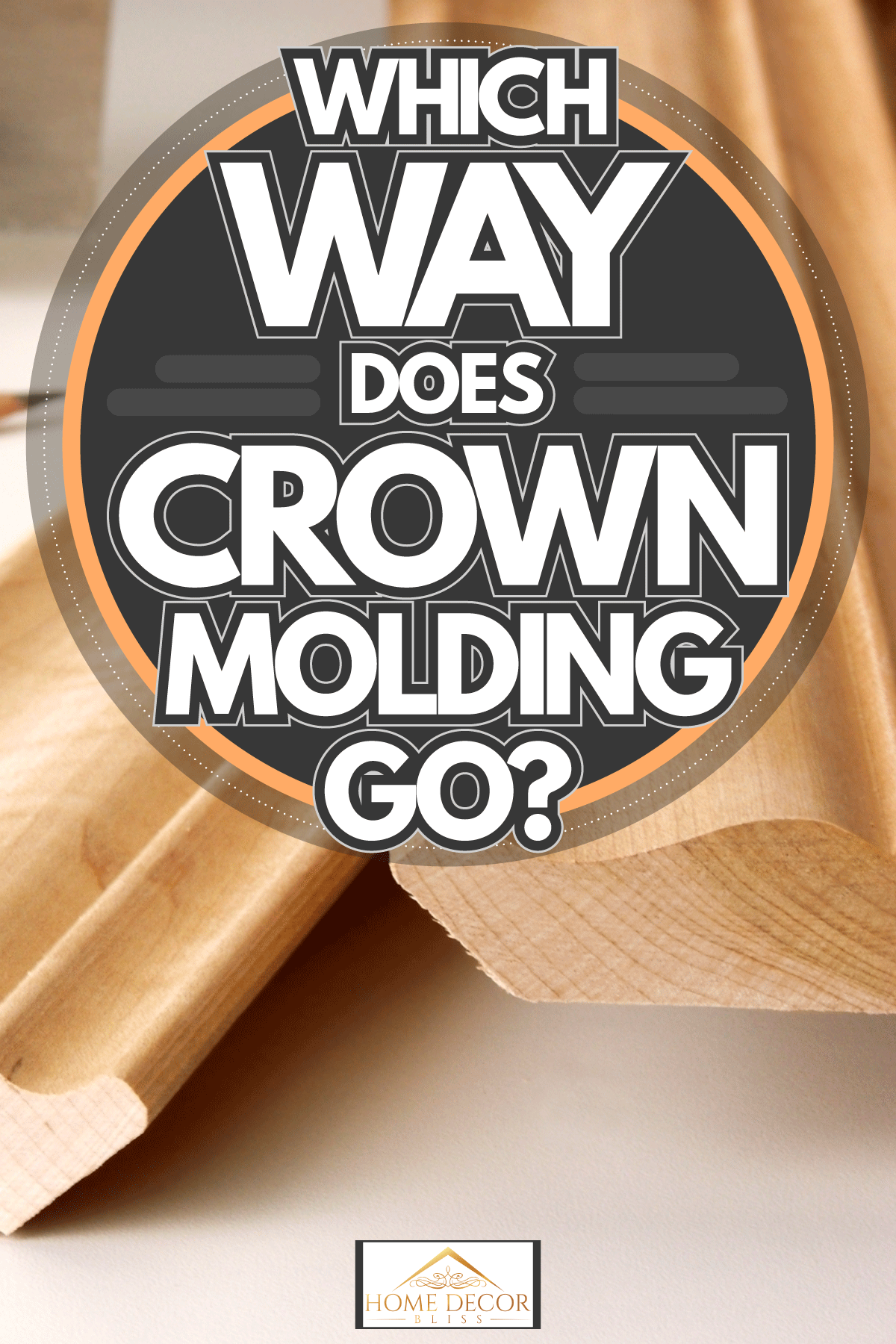 New fresh cut crown molding baseboard, Which Way Does Crown Molding Go?
