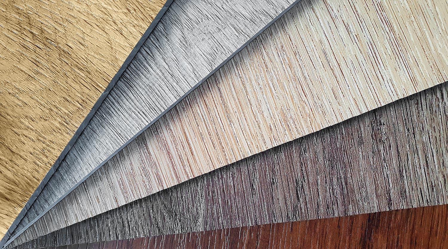 Wooden vinyl spc flooring samples