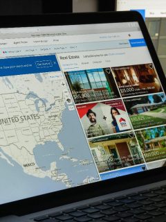 A Zillow website homepage on the computer screen, Does Zillow Pull Listings From The MLS?