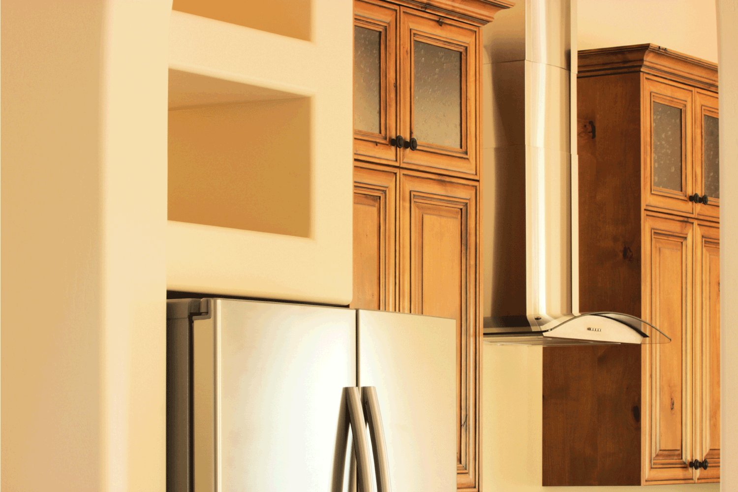 contemporary kitchen cabinets, laminated wood panels