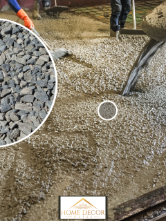 Slump Concrete ready mix transport for building floor or road construction material with worker and leveling, Can You Pour Concrete Over Rocks?