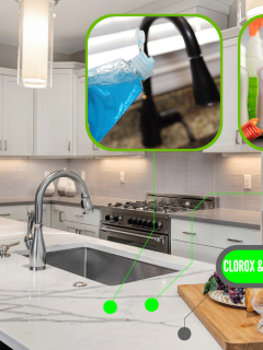 kitchen in newly constructed luxury home, Can You Use Clorox On Quartz?