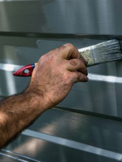 Painting the garage door - How To Paint A Metal Garage Door