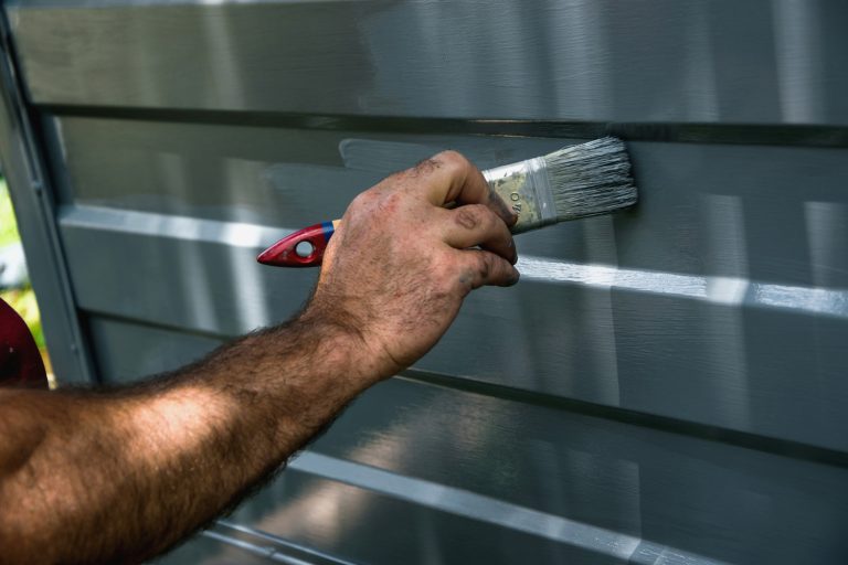Painting the garage door - How To Paint A Metal Garage Door