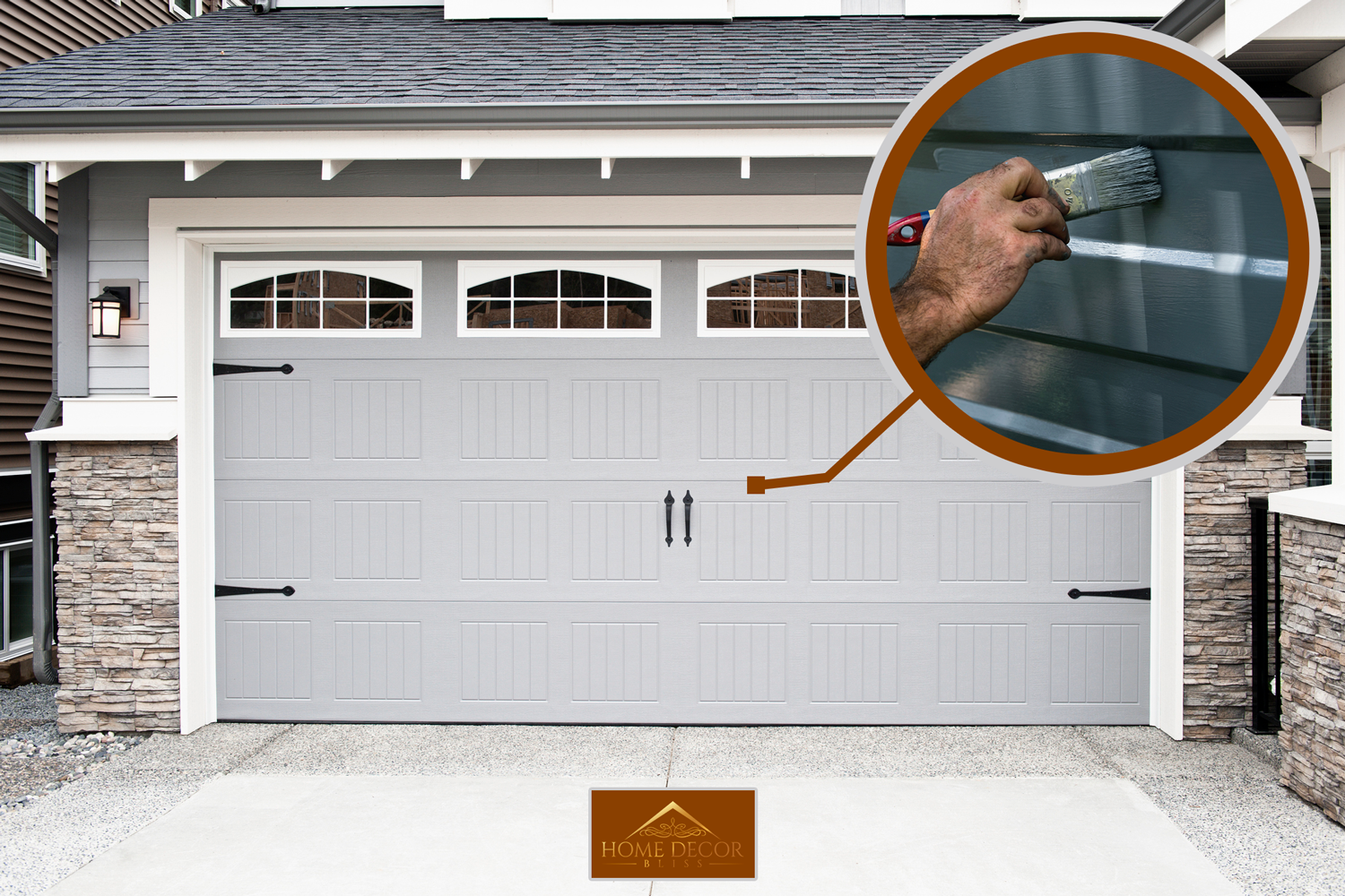 gray Garage Door - How To Paint A Metal Garage Door