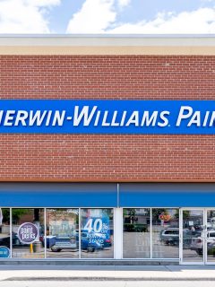 Sherwin-Williams Paint Store storefront in Toronto. Sherwin-Williams is an American company that produces paint - Does Sherwin Williams Do Samples