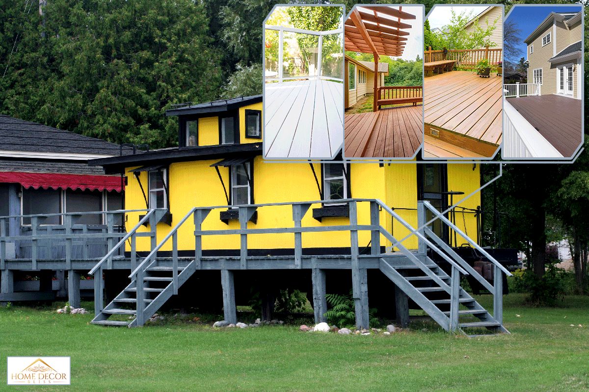 Yellow house with gray deck, What Color Deck Goes With A Yellow House?