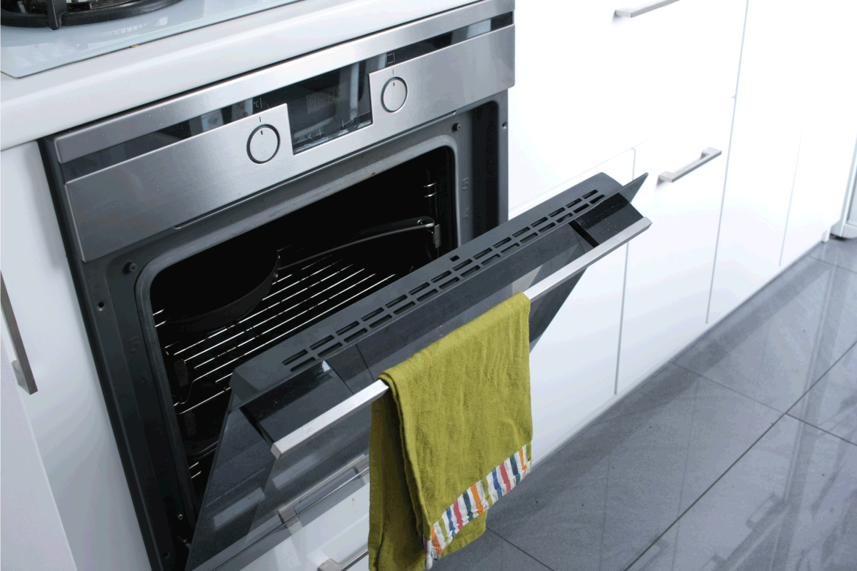 new electric oven in the kitchen. How To Unlock Oven Door (Inc. After Self Clean)
