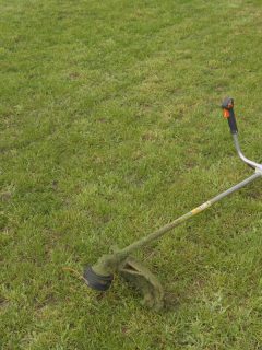 A weed eater in the front yard, Stihl Weed Eater Won't Start - What To Do?