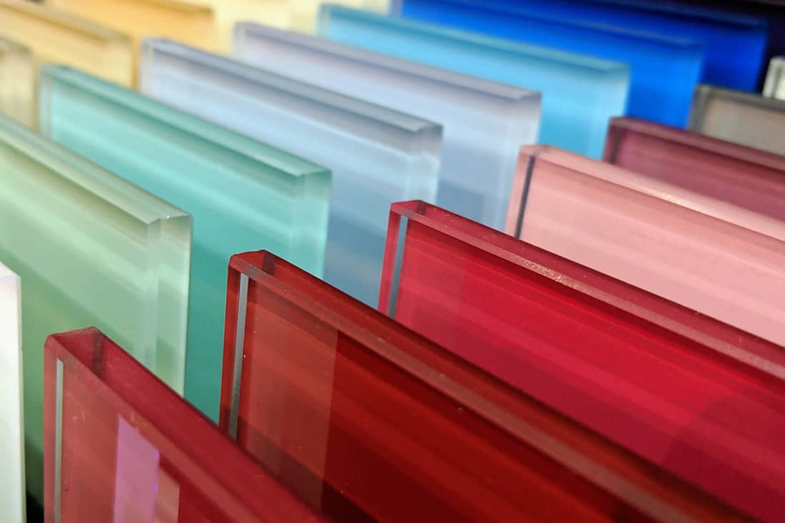 Colourful Glass Samples