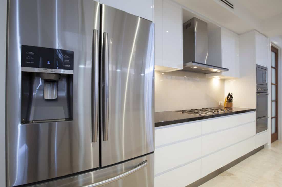 Make Certain That Your Refrigerator Is Stainless Steel - New luxurious kitchen interior
