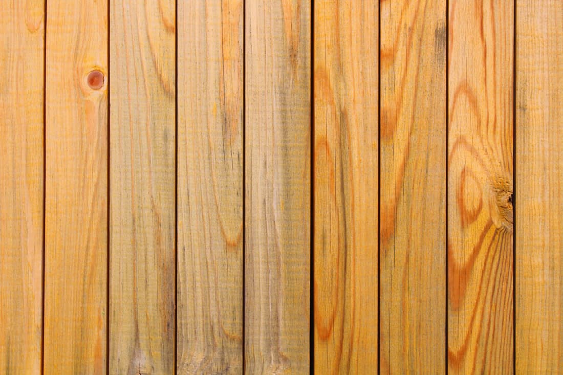 Processed wood planks