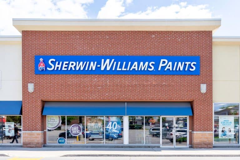 Sherwin-Williams Paint Store storefront in Toronto, Can Sherwin-Williams Color Match Stain?