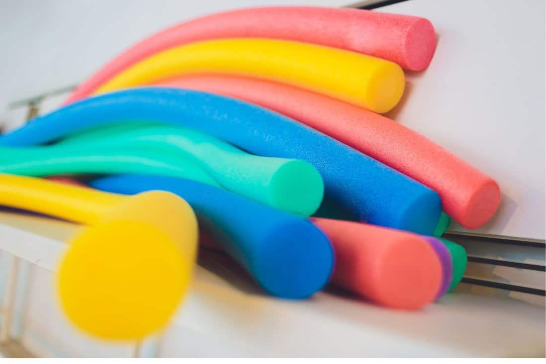 Wacky Noodles, Swimming Pool Toys Foam Stick, Swimming Pool Noodles. — Photo