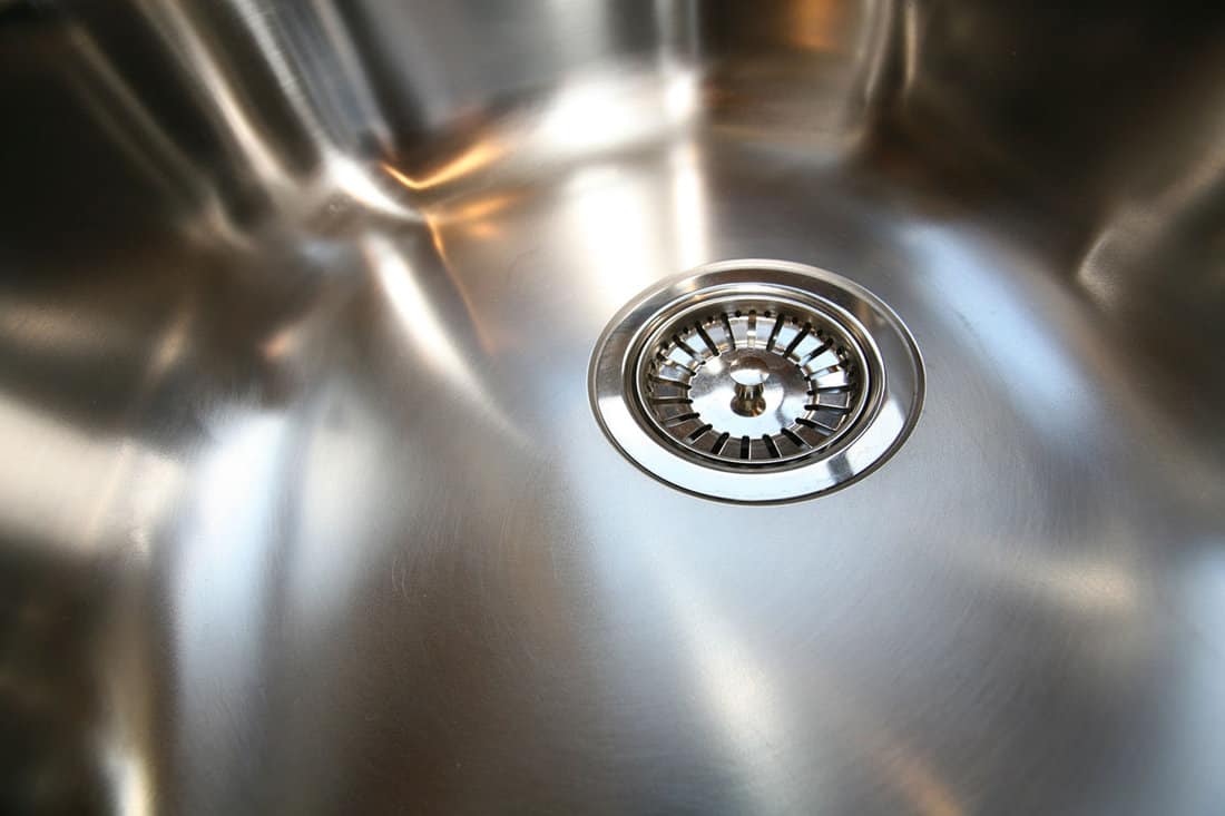 stainless sink photo on the kitchen, minor scratches on it, swirls on the surface, 5 Best Scratch Removers For Stainless Steel Sink