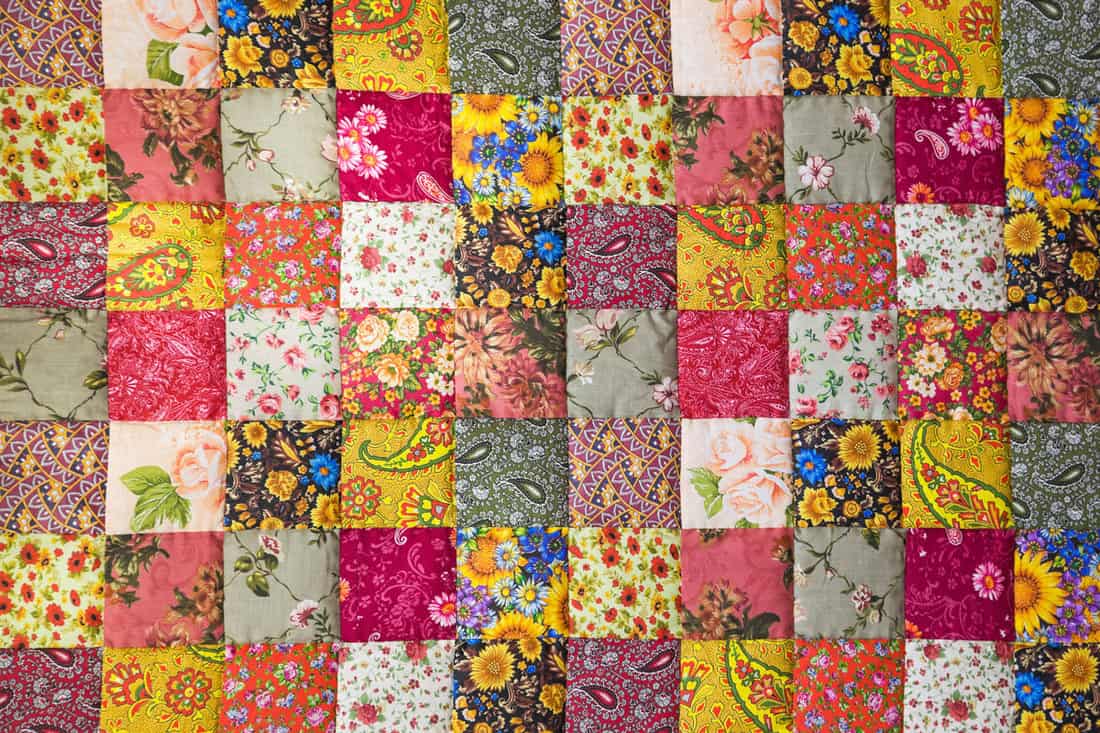 Сolorful patchwork quilt